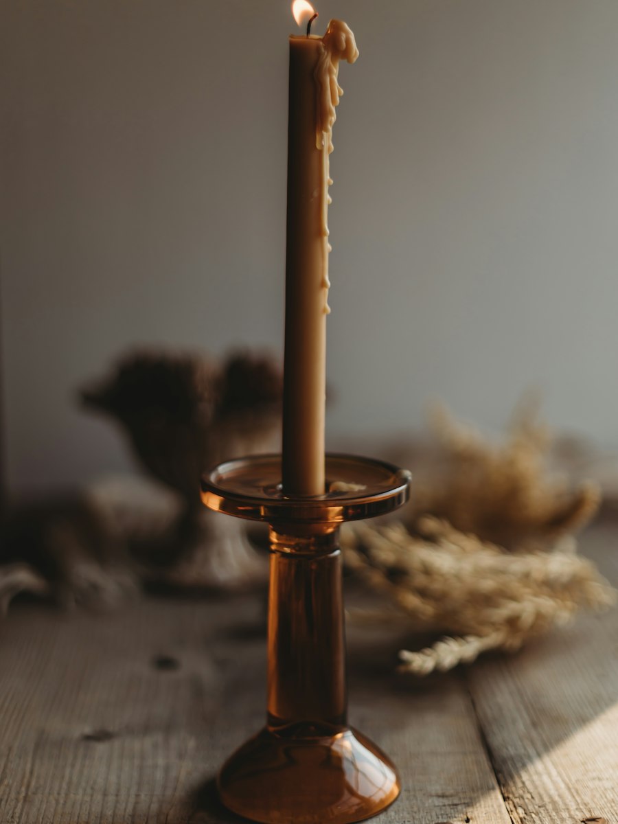Подсвечник стеклянный